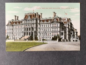 State War & Navy Building Washington DC Litho Postcard H2163080849