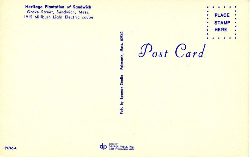 1915 Millburn Light Electric Coupe