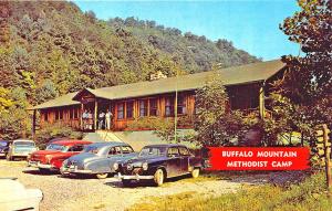 Jonesboro TN Buffalo Mountain Methodist Camp Old Cars Postcard