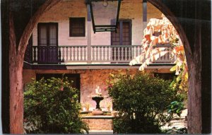 Postcard New Orleans - Bosque Courtyard 617 Chartres Street