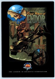 DISNEYLAND, DISNEY WORLD ~ Forest Moon of Endor STAR TOURS Ewok 4¾x6¾ Postcard