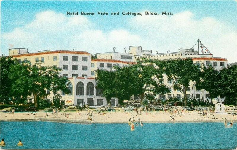 MS, Biloxi, Mississippi, Hotel Buena Vista and Cottages, E.C. Kropp No. 28578