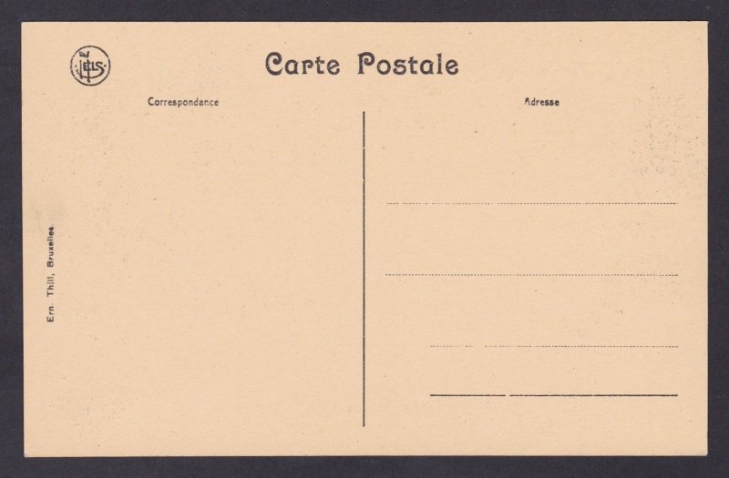 BELGIUM, Postcard, Dinant, Place d'Albeau, Mur Tschoffen, WWI