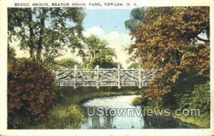 Rustic Bridge In Branch Brook Park - Newark, New Jersey NJ  
