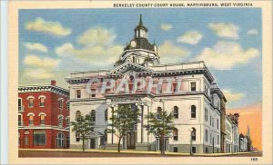 Postcard Old West Virginia Martinsburg Berkeley County Court House