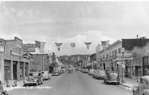 J79/ Kent Washington RPPC Postcard c1940s Stores Main Street  343