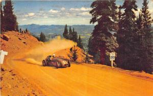 Pikes Peak Labor Day Auto Race Dirt Track Drivers Postcard