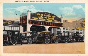 Tijuana Baja California Mexico street scene The Barrel House antique pc BB1551