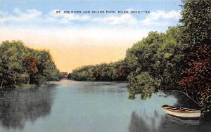 St. Joe River and Island Park One of The Niles scenic Glories Niles MI 