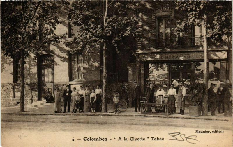 CPA COLOMBES A la Civette Tabac (860719)