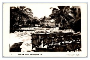 RPPC Hotel El Prado Barranquilla Columbia UNP Postcard W8