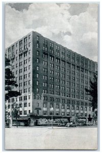 The Ambassador Hotel Building Washington's Downtown Cars Street View Postcard