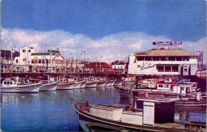 Vtg Fishermans Wharf Tarantino's Restaurant San Francisco California CA Postcard