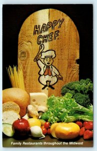 MANKATO, MN Minnesota HAPPY CHEF Restaurants Advertising c1970s   Postcard