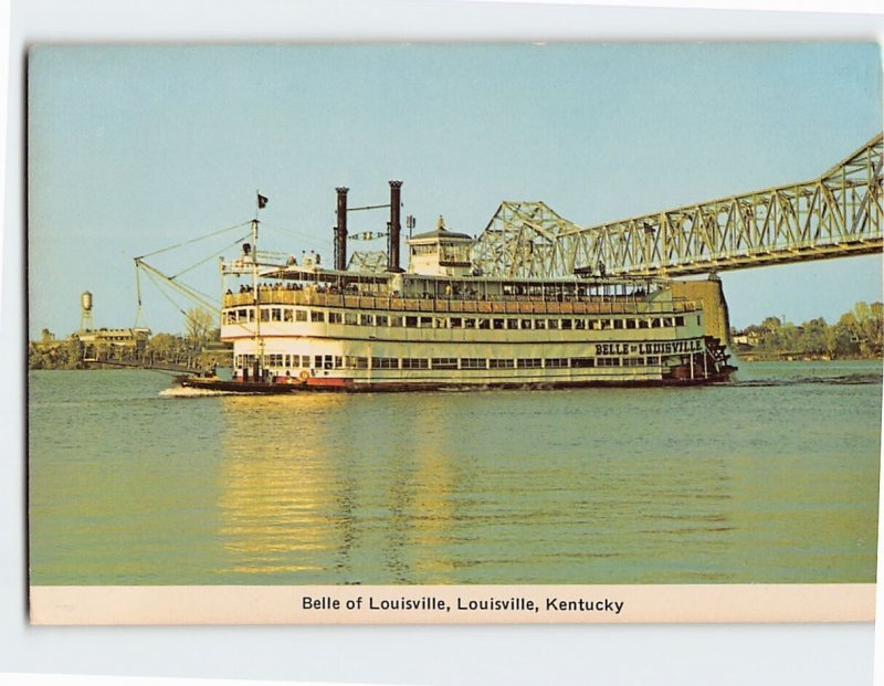 Postcard Belle of Louisville Kentucky USA