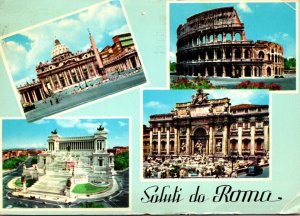 Italy Rome Saluti da Roma Multi View