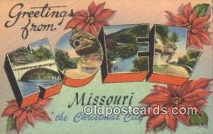 Noel Missouri  USALarge Letter Postcard