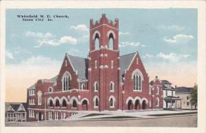 Iowa Sioux City Whitefiled M E Church