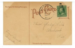 Greeting - Christmas. Santa Claus in Red Robe