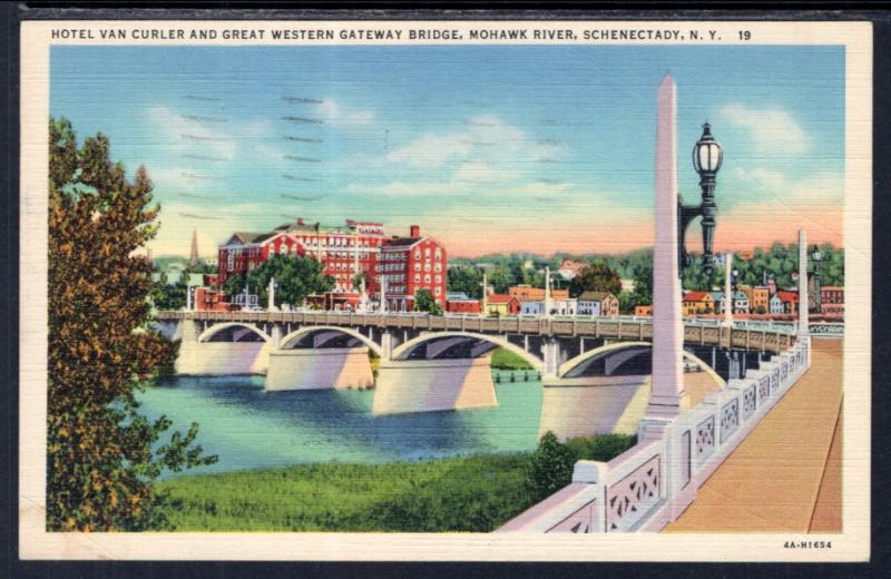 Hotel Van Curler,Great Wester Gateway Bridge,Schenectady,NY