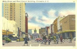 Main Street, State Capitol Building - Columbia, South Carolina