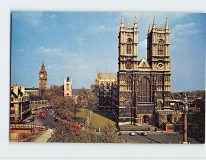 Postcard West Towers of Westminster Abbey, London, England