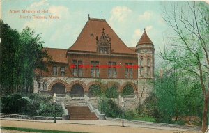 MA, North Easton, Massachusetts, Ames Memorial Hall, 1910 PM, Leighton No 9204