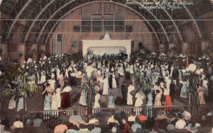 Saugatuck Michigan The Big Pavilion Interior Vintage Postcard AA59009