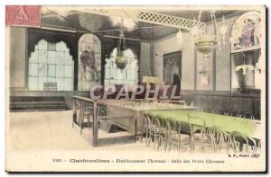 Old Postcard Charbonnieres Hydrotherapy ponies Hall