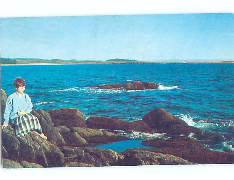 Pre-1980 SHORELINE Cape Ray At Channel-Port Aux Basques Newfoundland NL AD5614