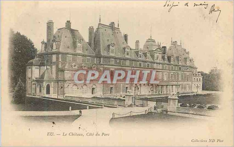 Old Postcard US Chateau Cote du Parc (1900 card)