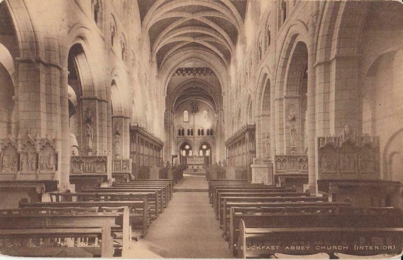 Buckfastleigh Buckfast abbey church interior