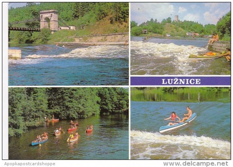 Czech Republic Luznice Multi View Canoeing