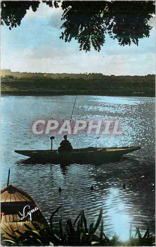 'Postcard Modern Coin Tranquille Fishing Boat Fisherman''s Boat'