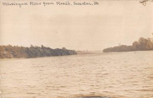 Swanton Vermont Missisquoi River from Rood's Real Photo Postcard AA26459