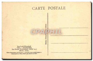 Old Postcard Cahors Bridge Valentre