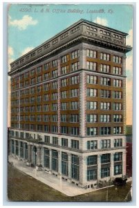 Louisville Kentucky KY Postcard Office Building Exterior Building 1912 Vintage