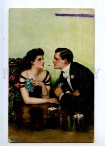 226822 SMOKING Lovers Playing Cards by UNDERWOOD old NOVITAS