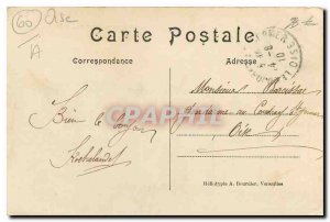 Old Postcard Chantilly The big Cascade Canal