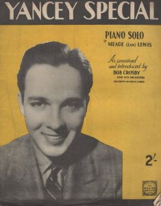 Yancey Special Bob Crosby 1950s Sheet Music