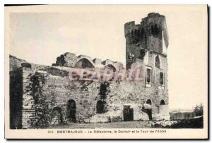Old Postcard Montmajour The Refectory Dormitory and the Tour de l'Abbe