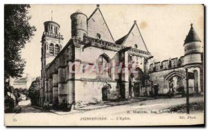 Old Postcard Chateau Pierrefonds Church