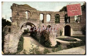 Bordeaux Old Postcard Palace Galen (the ruins)