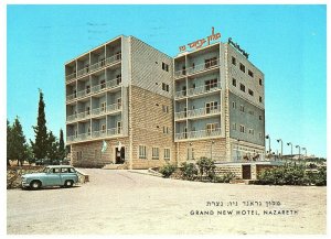 Grand Hotel Nazareth Israel Postcard Posted 1963