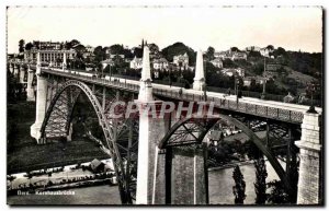 Old Postcard Bern Grenette Bridge