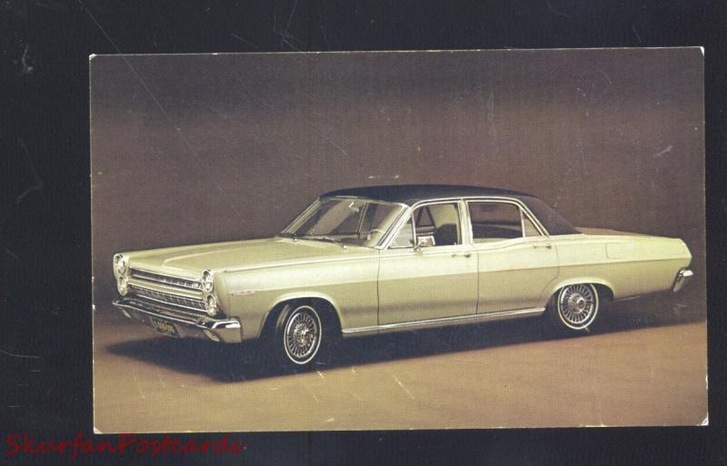 1968 MERCURY COMET CALIENTE ALLENTOWN PA. CAR DEALER ADVERTISING POSTCARD