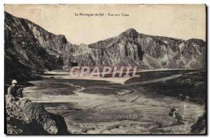 Old Postcard Folklore Salterns Mountain View to Salt Tissa
