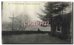 Old Postcard La Sainte Baume Grotto Terrace