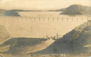 New Mexico 1918 Elephant Butte Dam Postcard 21-12240