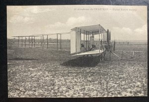 Mint France Real Picture Postcard Chartres Airport Robert Savory Biplane